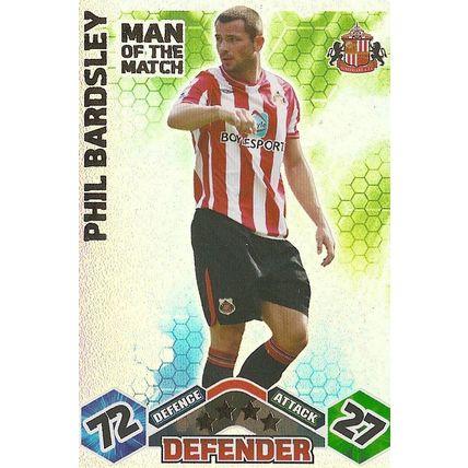 Match Attax 2009/10 Collection: MotM, Sunderland - Bardsley (Phil)