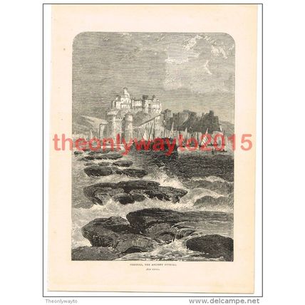 Pozzpoli, Ancient Puteoli, Italy, Book Illustration (Print), c1870