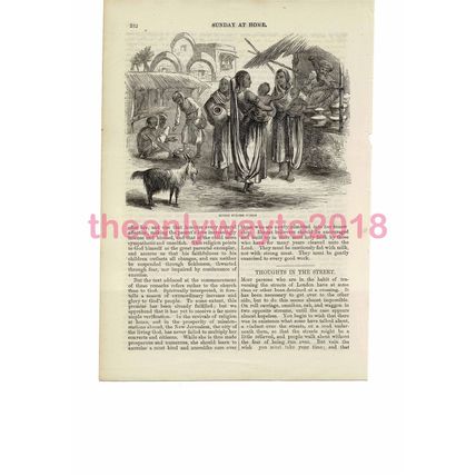 Hindoo (Hindu) Nursing Women, Book Illustration (Print), c1858