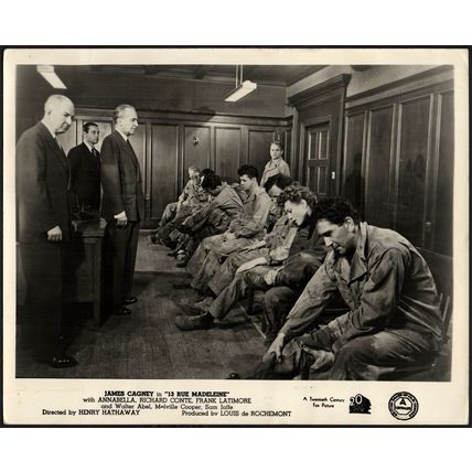 13 RUE MADELEINE 1946 James Cagney, Annabella, Richard Conte 10x8 LOBBY CARD