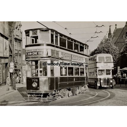 a0054 - Birmingham Tram no 726 - photo 6x4