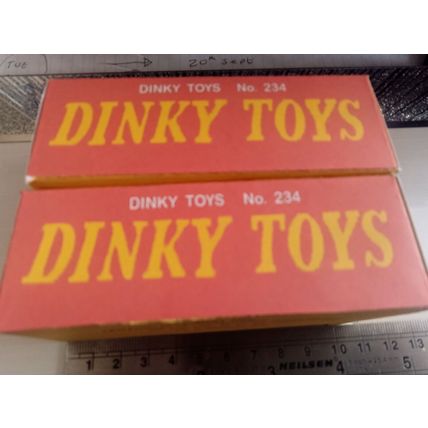 Dinky No234 Ferrari Racing Car - Early No Picture Replica / Repro Box