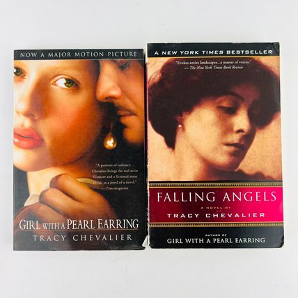 Tracy Chevalier - Falling Angels & Girl with a Pearl Earring Paperback Book Lot