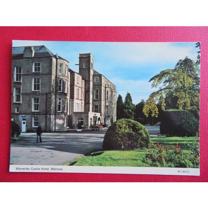 Waverley Castle Hotel, Melrose Roxburghshire, Scotland Postcard