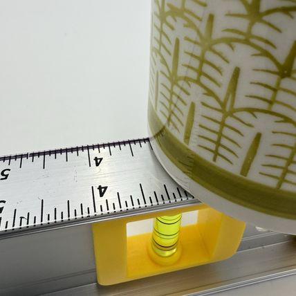 Anthropologie Nature Table Canister Lidded Jar Ceramic Yellow 4.5”