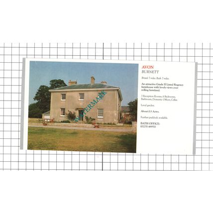 Burnett Avon / Ditchling East Sussex - 1991 House Sale Advert