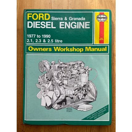 Haynes Manual for Ford Sierra & Granada Diesel Engines 1977 - 1990