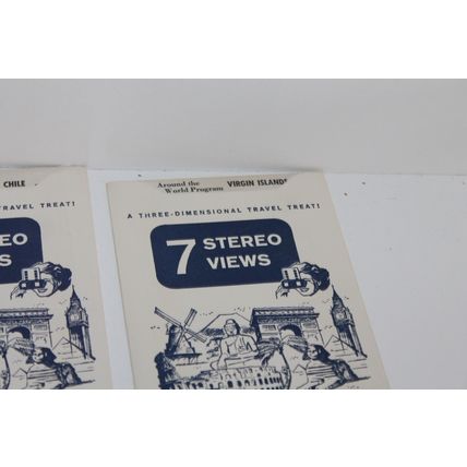 VTG TRU VUE Lot 3 D STEREOSCOPE VIEW 27 Card Sets Around the World Master Views