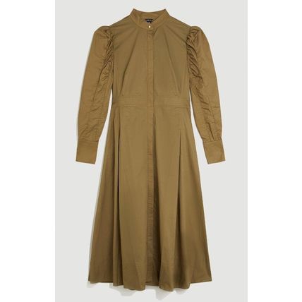 KAREN MILLEN x Lydia Millen Plus Size Cotton Woven Midi Dress NEW