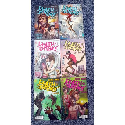 Death Sentence : Complete 2015 Series : Issues 1 to 6 : All signed by Montynero