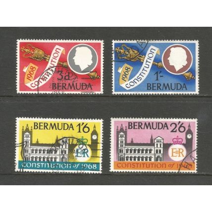 Bermuda 1968 New Constitution, used set. SG216-9