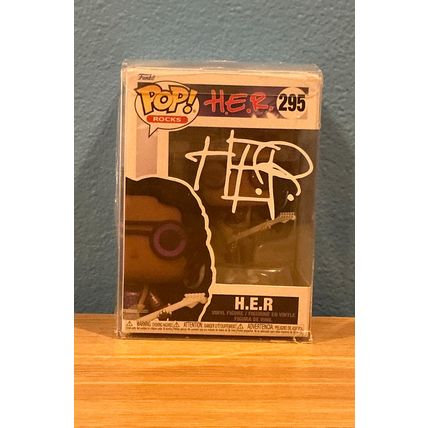 Funko Pop! H.E.R #295 Facsimile Laser Autographed Figure (Box & Protector)