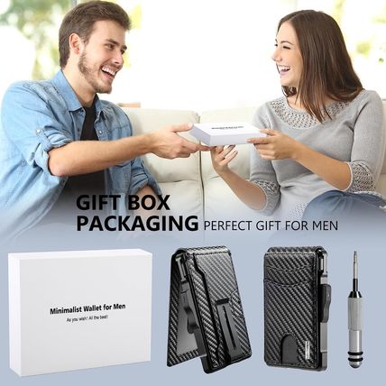 Umoven Wallet for Men - with Money Clip Slim Leather Slots Credit Card Holder RF