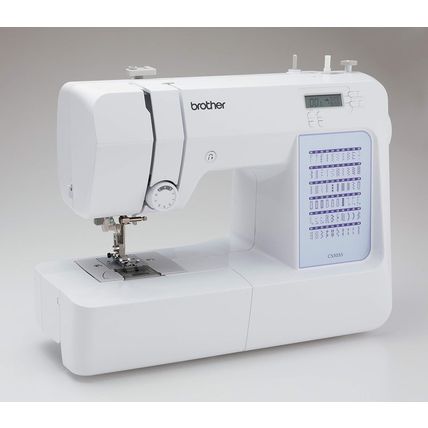 Brother CS5055 Computerized Sewing Machine, 60 Built-In Stitches, LCD Display, 7