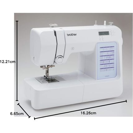 Brother CS5055 Computerized Sewing Machine, 60 Built-In Stitches, LCD Display, 7