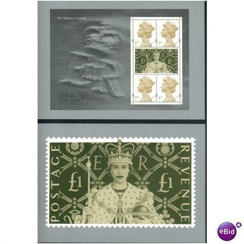 GB PHQ's mint set 2000 - "Stamp Show 2000"