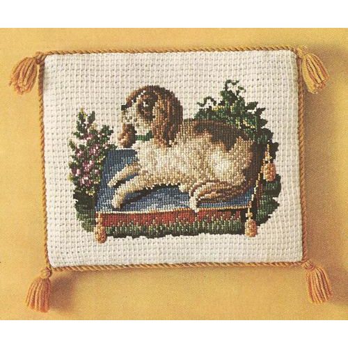 Cross Stitch Dog Pillow Pattern Cross Stitch Cushion