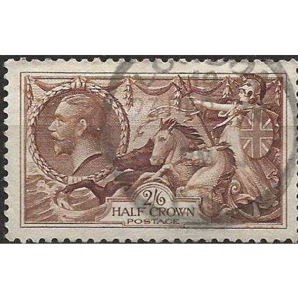1934 SG450 2/6d Chocolate Seahorse Fine Used . .. .