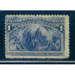 230 1c Columbus in Sight of Land Average MRG M02596