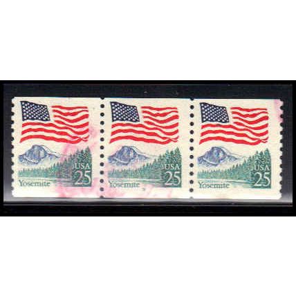 Used 2280 25c U.S. Flag Very Fine PNC 9/3 PA2860