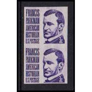 1297a 3c Francis Parkman Very Fine MNH Imperf Pair A00007