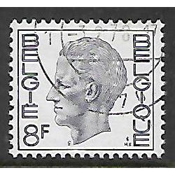 BELGIUM 1971 KING BAUDOUINS 40 th BIRTHDAY 8F BLACK SG 2216a FINE USED#