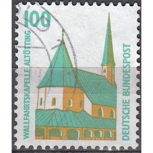 Deutschland 1989 Michel 1406A O Cote (2011) 0.40 Euro Altötting chapelle