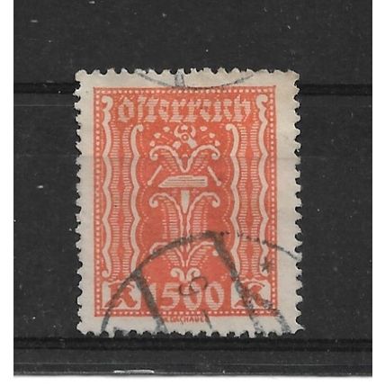 Austria.SG494 1500k Pincers and Hammer (Orange).Fine Used.Aug22