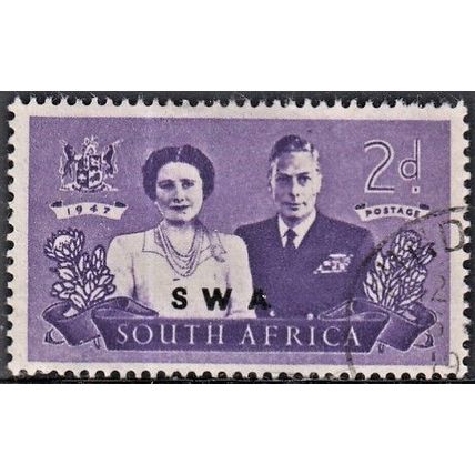 South West Africa, 1947, 2d Royal Visit SG 135 (Scott #157a), used