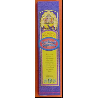 Patchouli Supreme, 20 Stick Box, Rare Essence Incense
