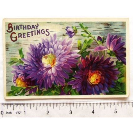 1911 postcard - Birthday Greetings