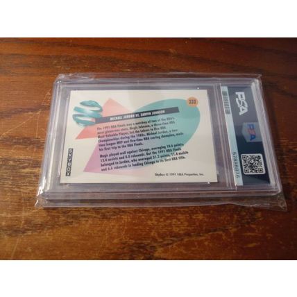 1991 Skybox, Graded Near Mint 8, MICHAEL vs MAGIC, HOFers, JORDAN
