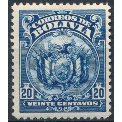 Coat of Arms: 20c P12 ½ - Bolivia 1925 - NM H - MiNr 139