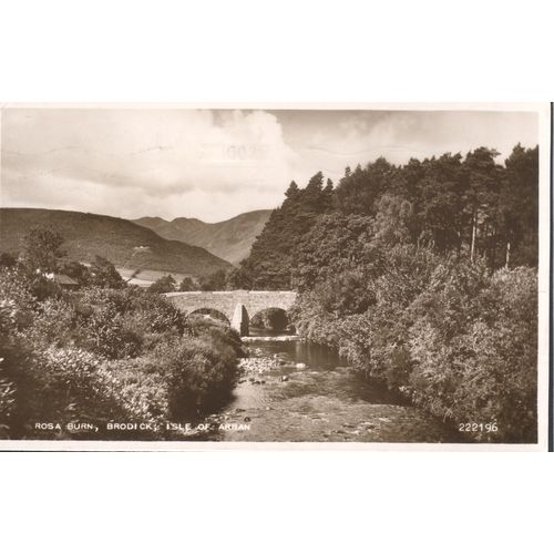 Vintage PC 1956 - Rosa Burn, Brodick, Isle Of Arran, Scotland