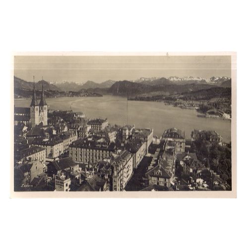 LUZERN, SWITZERLAND unused vintage postcard vgc =