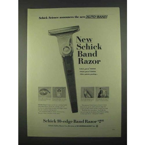1967 Schick Auto-Band Razor Ad