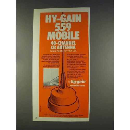 1977 Hy-Gain 559 Mobile CB Antenna Ad