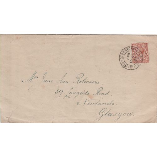 GB 1933 cover Carlisle pm see others