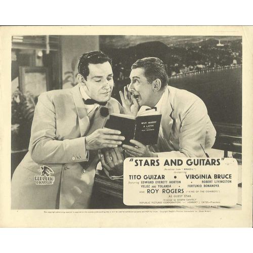 STARS AND GUITARS (BRAZIL) Tito Guizar, Virginia Bruce F-O-H Stills (6)