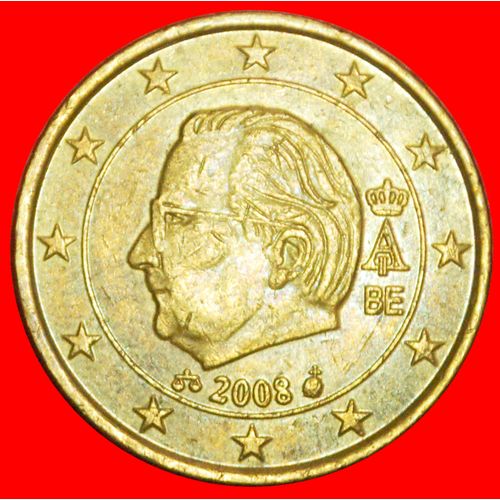 ALBERT II 1993-2013:BELGIUM★50 EURO CENTS 2008 NORDIC GOLD★LOW START★NO RESERVE!