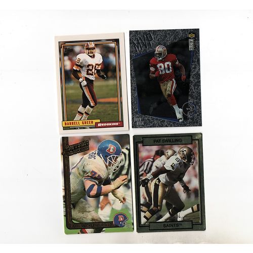 (39) Card 1990's Football Grab Bag Lot Raw EXMT - NRMT P1275