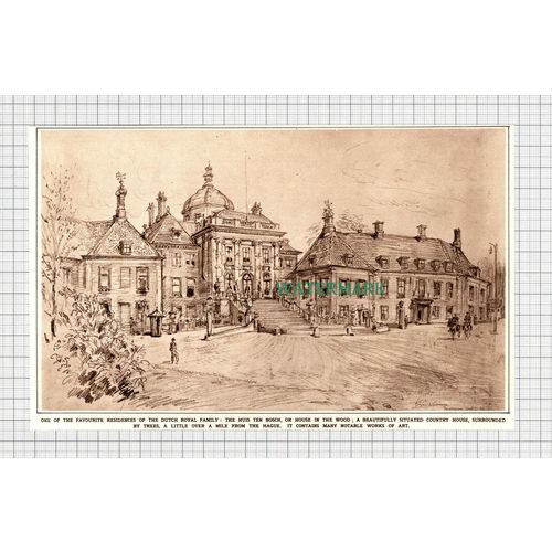 C2730) The Huis Ten Bosch The Hague Holland Dutch Royal Family - 1948 Clip