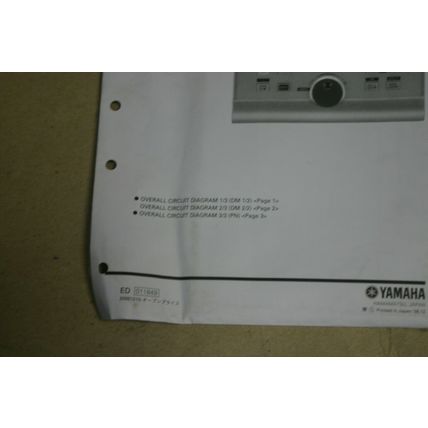 Yamaha DTXPRESS IV Drum Trigger Module Overall Circuit Diagram