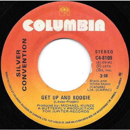 Silver Convention - Columbia # C4-8109 - 7 pouces 45 tours