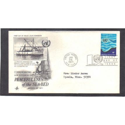 FDC Rose Craft 215 6c Sea-Bed (Cachet-Typed/A) CV40837