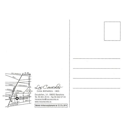 Los Caracoles Casa Bofarull Barcelona Spain Postcard unused VGC