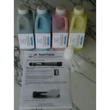 Rainbow Pack Toner Refills Dell 7130CDN 593-10876 593-10875 593-10878 593-10873
