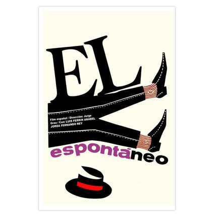 Spanish movie Poster 4 film El ESPONTANEO.Spontaneous.Spain art film.Wall Decor