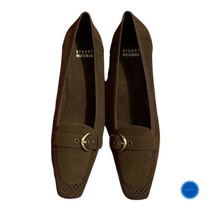 Women's Stuart Weitzman Dark Brown Suede Heels