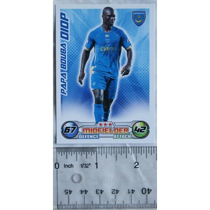 2008/09 Topps Match Attax Trading Card - Papa Bouba Diop, Portsmouth FC